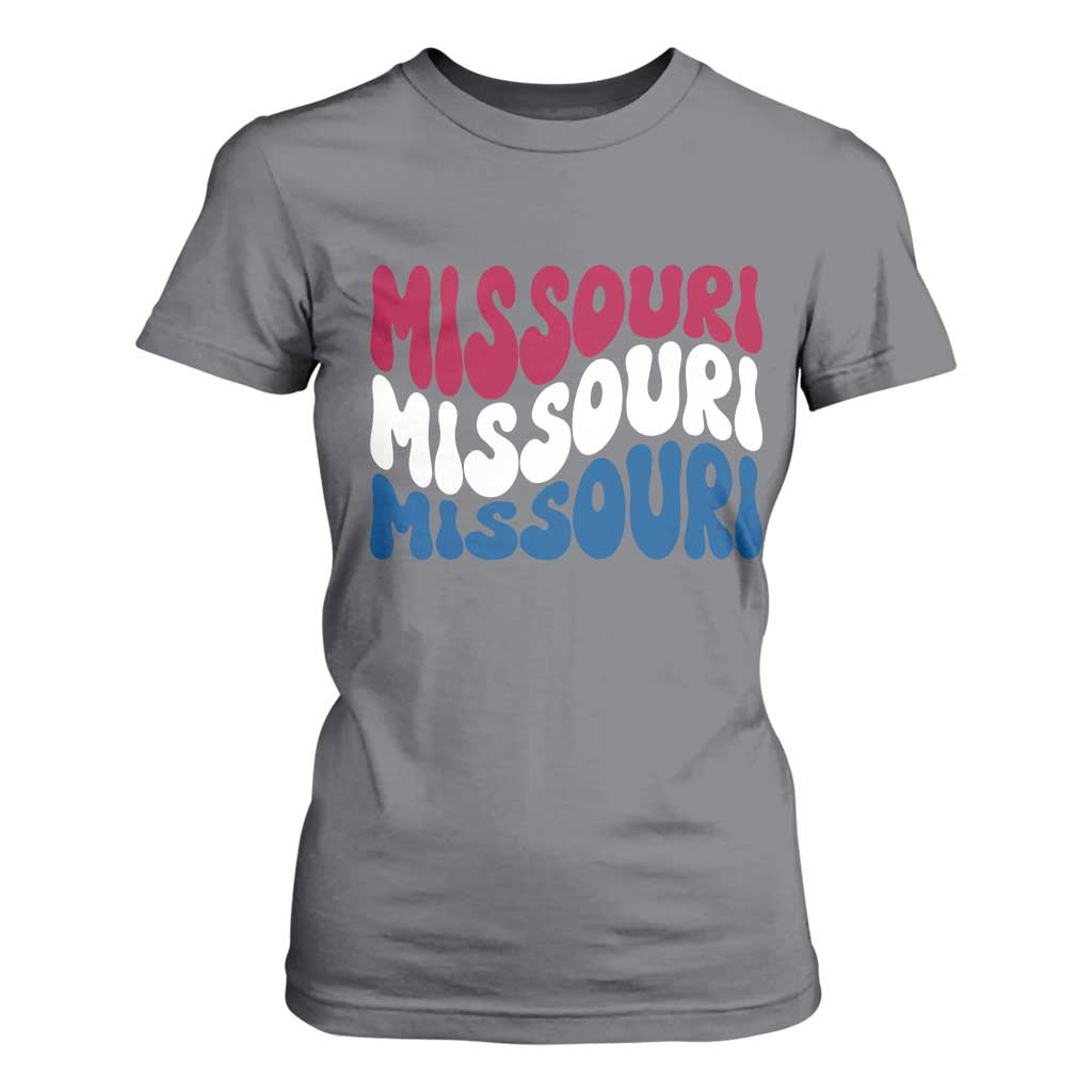 The Show Me State Pride T Shirt For Women Gift For Missouri Lovers TS12 Charcoal Print Your Wear