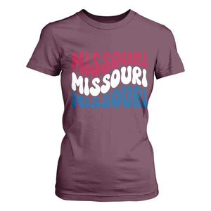 The Show Me State Pride T Shirt For Women Gift For Missouri Lovers TS12 Maroon Print Your Wear