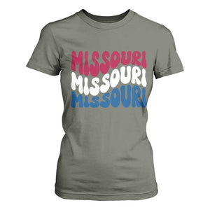 The Show Me State Pride T Shirt For Women Gift For Missouri Lovers TS12 Military Green Print Your Wear
