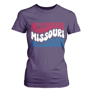 The Show Me State Pride T Shirt For Women Gift For Missouri Lovers TS12 Purple Print Your Wear
