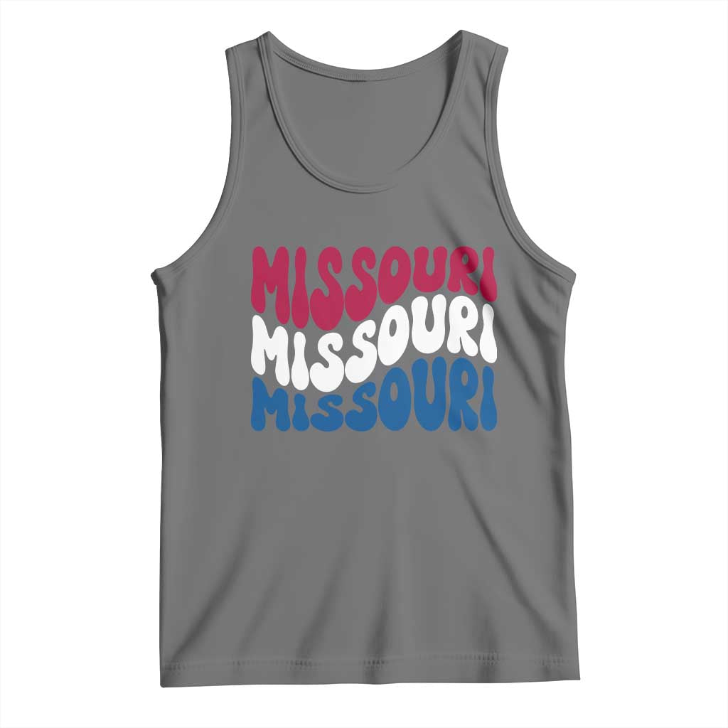 The Show Me State Pride Tank Top Gift For Missouri Lovers TS12 Black Heather Print Your Wear