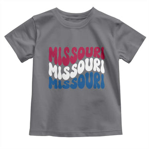 The Show Me State Pride Toddler T Shirt Gift For Missouri Lovers TS12 Charcoal Print Your Wear