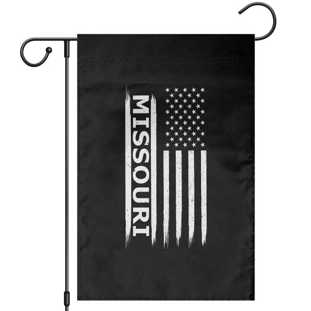 USA Flag Missouri State Pride Garden Flag Missourian Pride TS12 Black Print Your Wear
