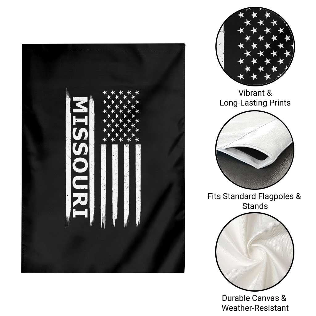 USA Flag Missouri State Pride Garden Flag Missourian Pride TS12 Print Your Wear