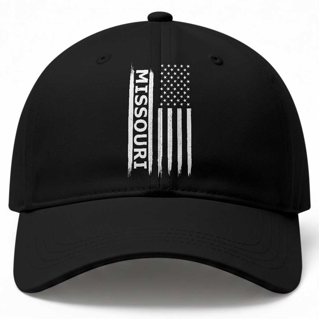 USA Flag Missouri State Pride Baseball Cap Missourian Pride TS12 Print Your Wear
