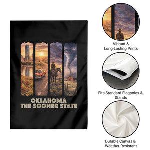 The Sooner State Pride Garden Flag Gift for Oklahomans TS12 Print Your Wear