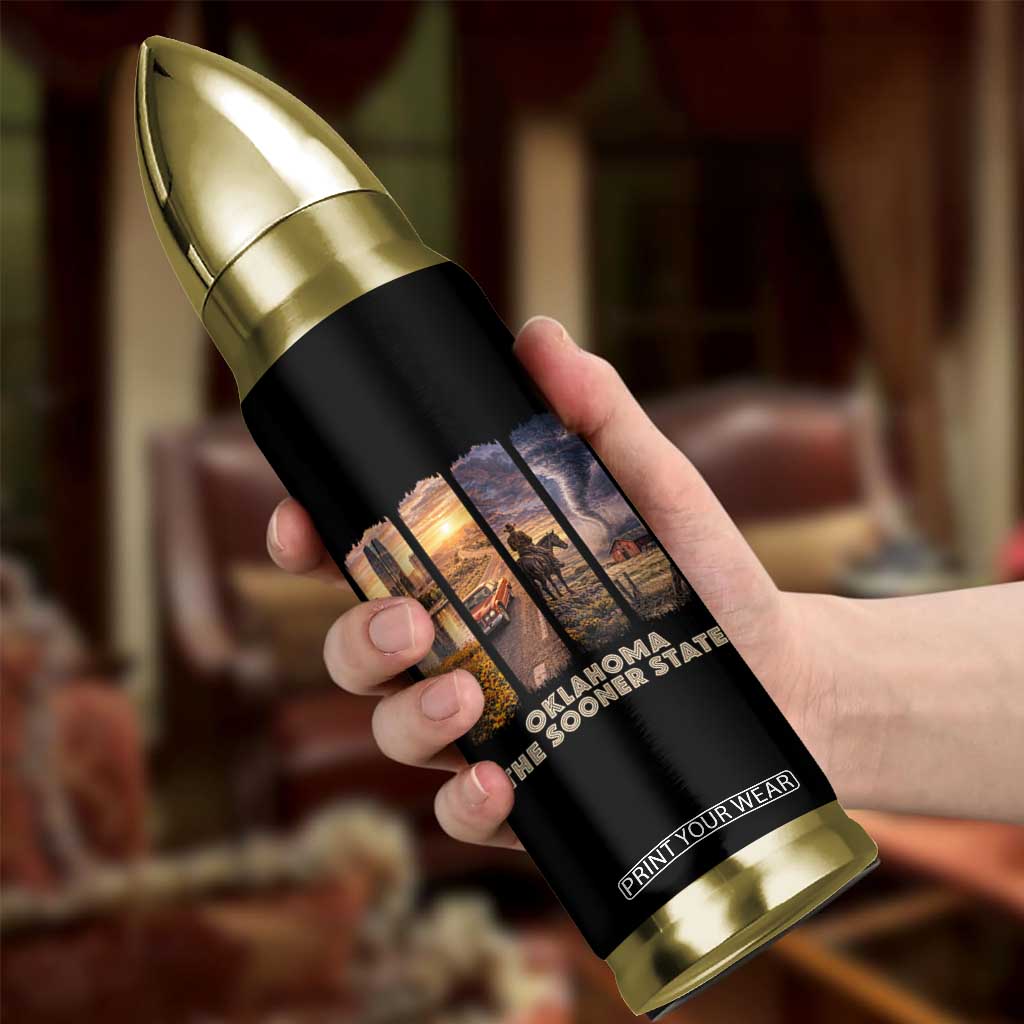 The Sooner State Pride Bullet Tumbler Gift for Oklahomans TS12 Print Your Wear