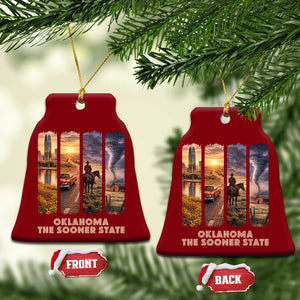 The Sooner State Pride Ceramic Ornament Gift for Oklahomans TS12 Print Your Wear