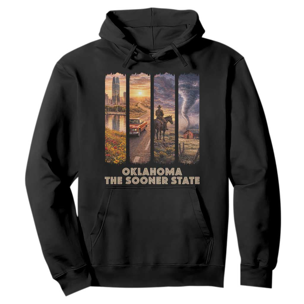 The Sooner State Pride Hoodie Gift for Oklahomans TS12 Black Print Your Wear