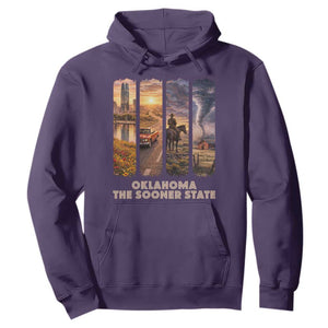 The Sooner State Pride Hoodie Gift for Oklahomans TS12 Purple Print Your Wear