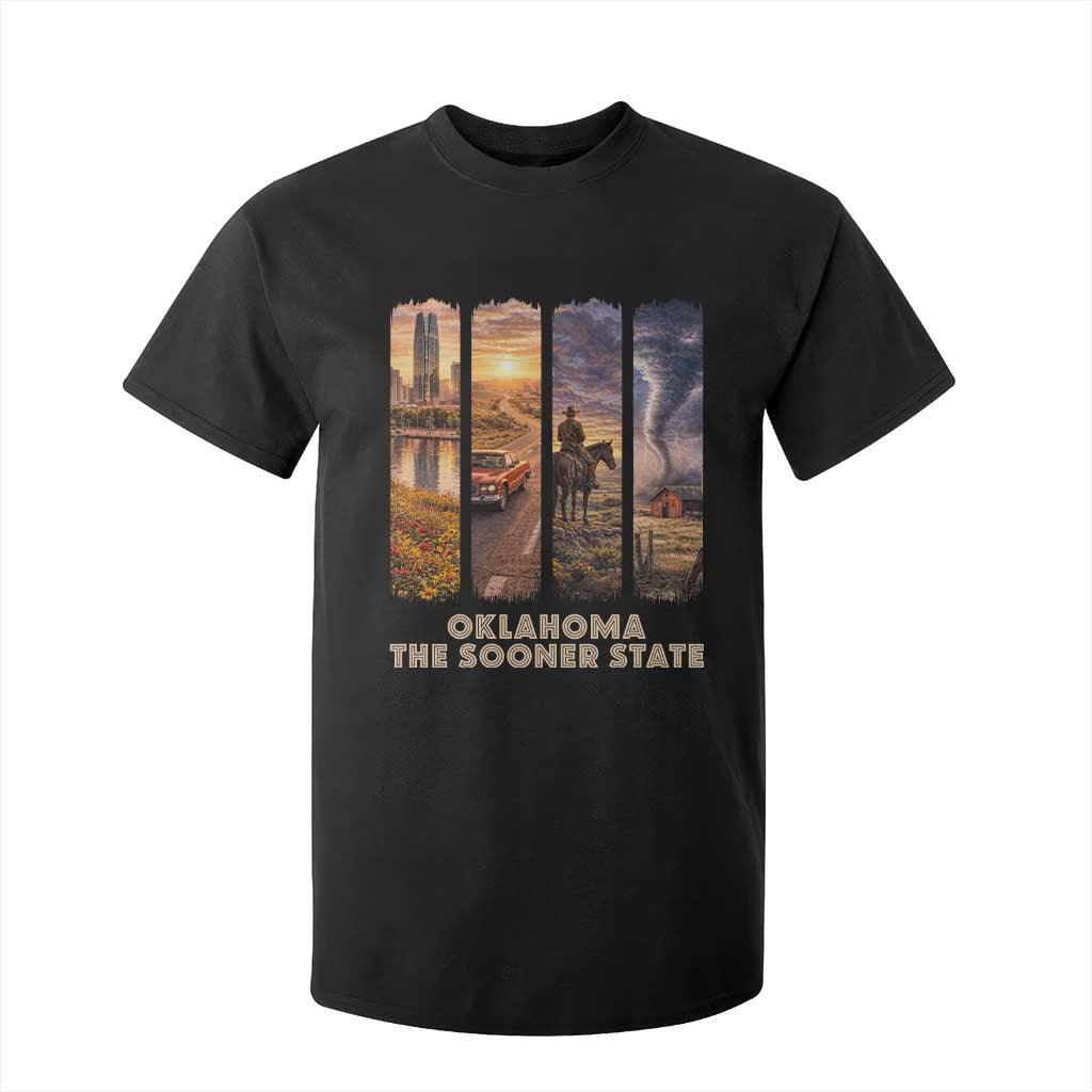 The Sooner State Pride T Shirt For Kid Gift for Oklahomans TS12 Black Print Your Wear