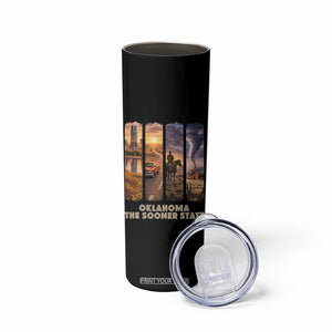 The Sooner State Pride Skinny Tumbler Gift for Oklahomans TS12 Print Your Wear