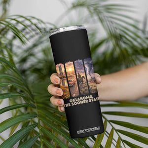 The Sooner State Pride Skinny Tumbler Gift for Oklahomans TS12 Print Your Wear