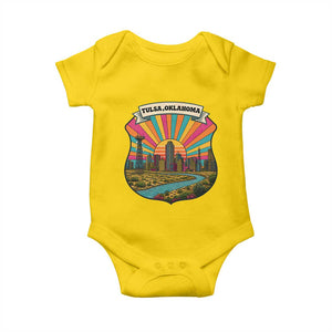 Route Highway 66 Tulsa Oklahoma Baby Onesie Mother Road Travel Gift TS12 Daisy Print Your Wear