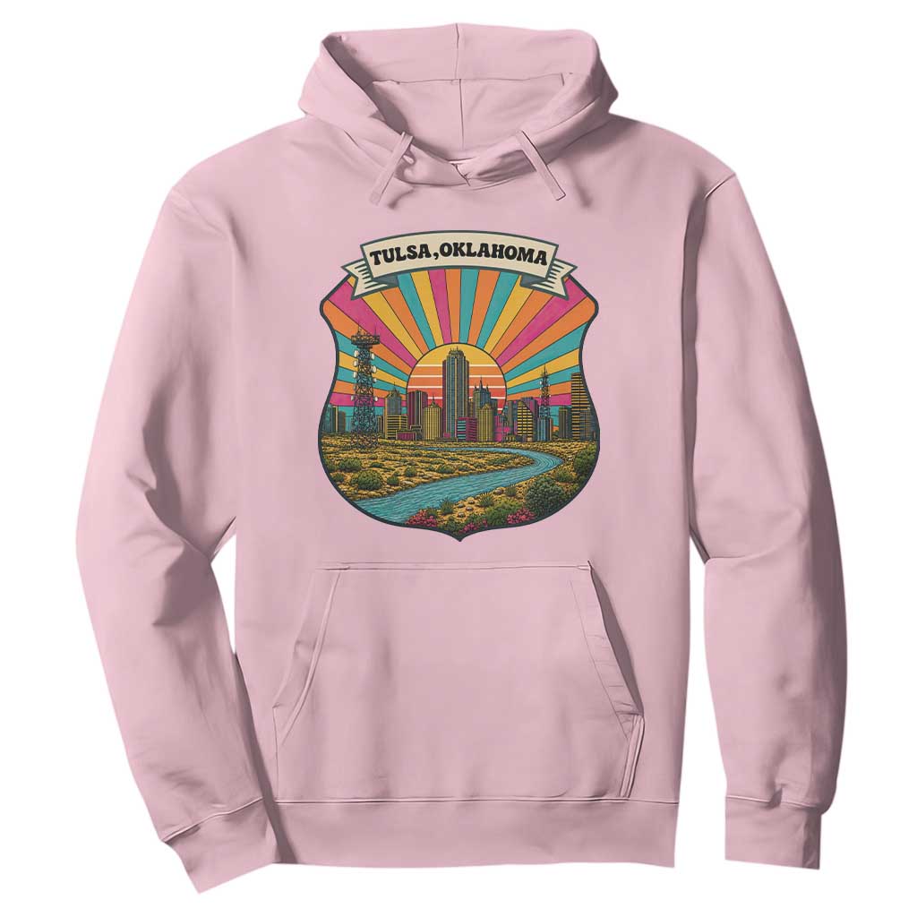 Route Highway 66 Tulsa Oklahoma Hoodie Mother Road Travel Gift