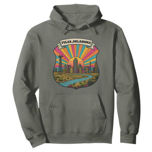 Route Highway 66 Tulsa Oklahoma Hoodie Mother Road Travel Gift