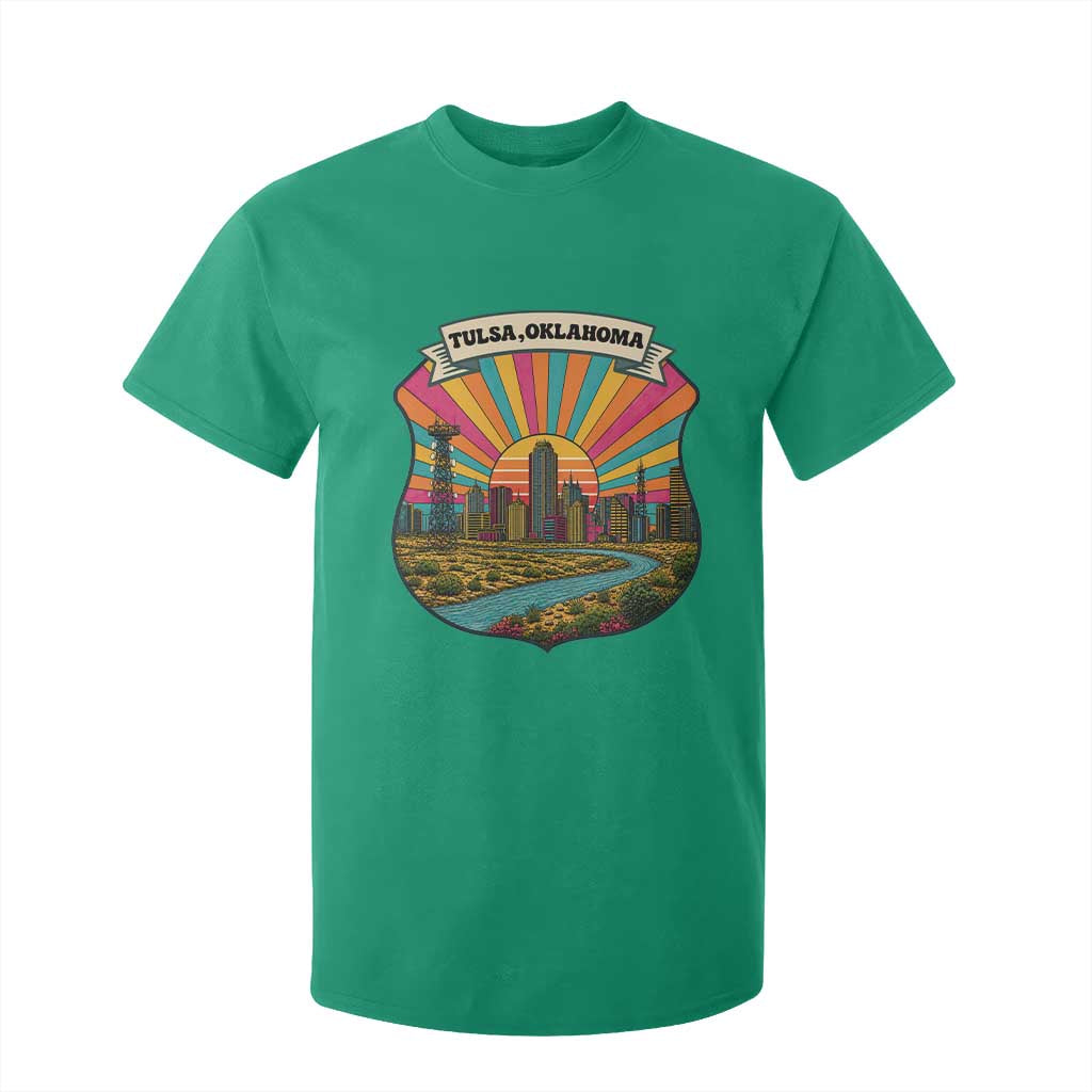Route Highway 66 Tulsa Oklahoma T Shirt For Kid Mother Road Travel Gift TS12 Irish Green Print Your Wear