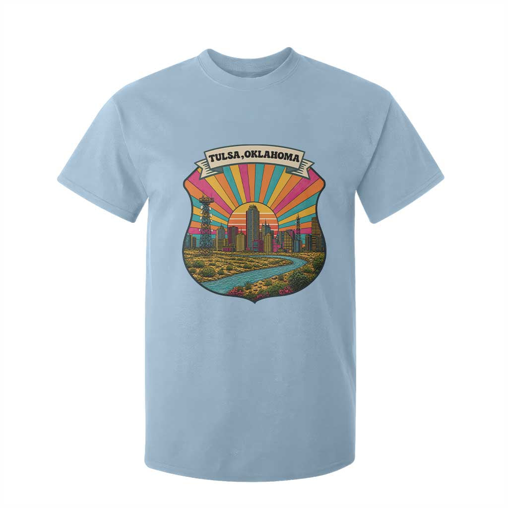 Route Highway 66 Tulsa Oklahoma T Shirt For Kid Mother Road Travel Gift TS12 Light Blue Print Your Wear