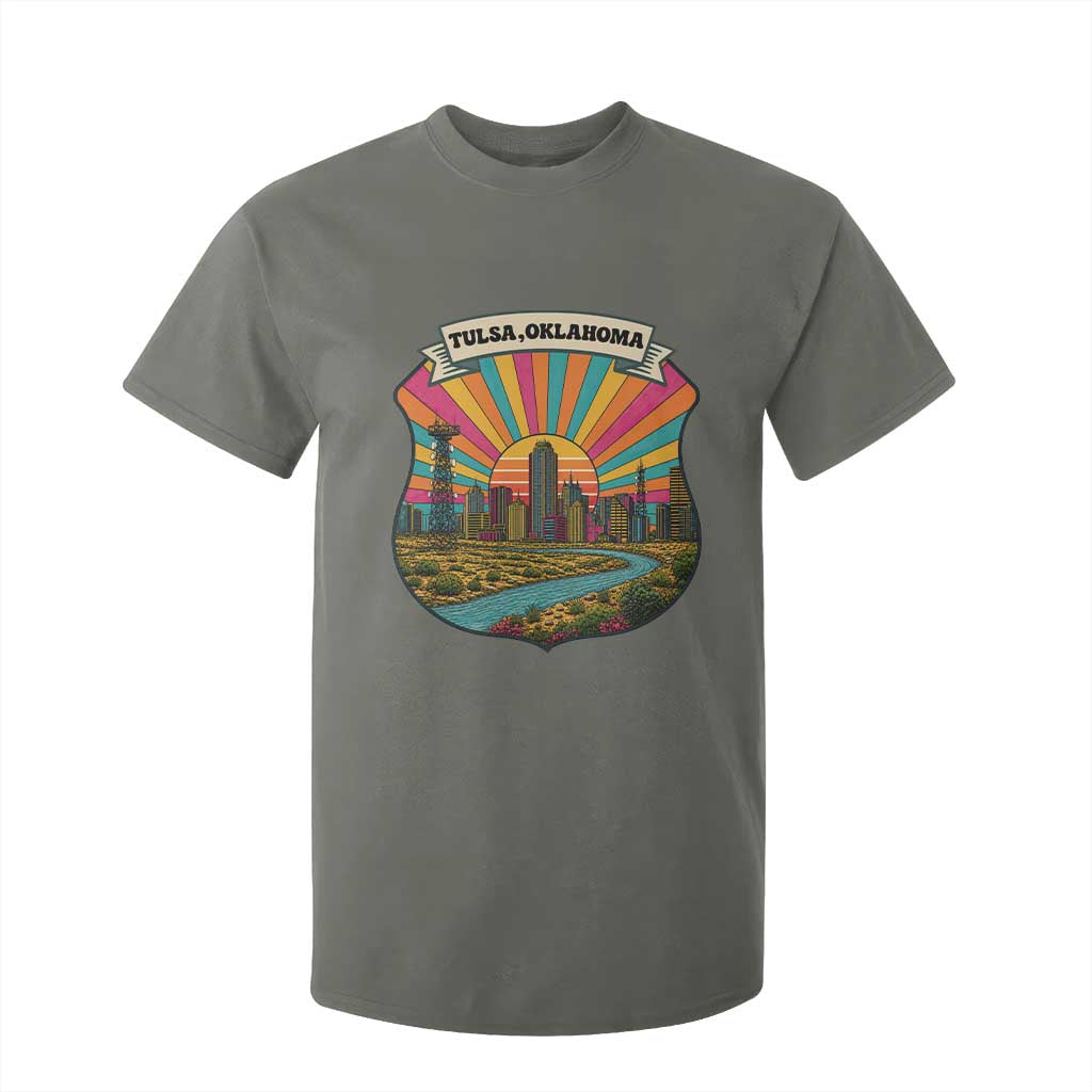 Route Highway 66 Tulsa Oklahoma T Shirt For Kid Mother Road Travel Gift TS12 Military Green Print Your Wear