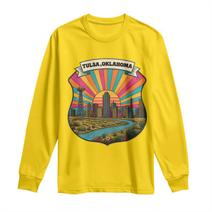 Route Highway 66 Tulsa Oklahoma Long Sleeve Shirt Mother Road Travel Gift TS12 Daisy Print Your Wear