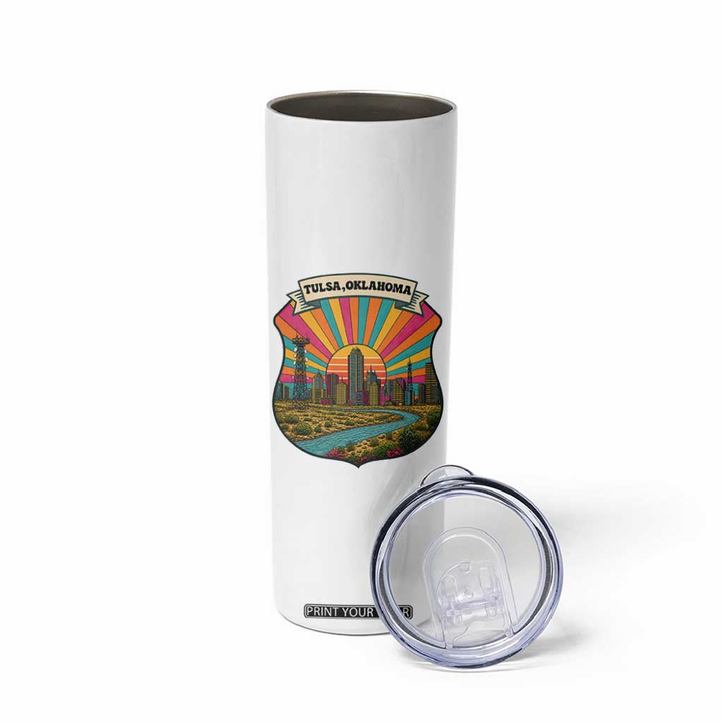 Route Highway 66 Tulsa Oklahoma Skinny Tumbler Mother Road Travel Gift TS12 Print Your Wear