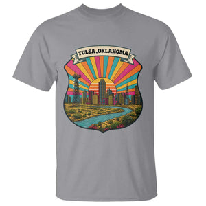 Route Highway 66 Tulsa Oklahoma T Shirt Mother Road Travel Gift TS12 Sport Gray Print Your Wear