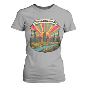 Route Highway 66 Tulsa Oklahoma T Shirt For Women Mother Road Travel Gift TS12 Sport Gray Print Your Wear
