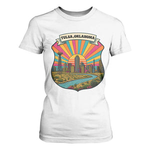 Route Highway 66 Tulsa Oklahoma T Shirt For Women Mother Road Travel Gift TS12 White Print Your Wear
