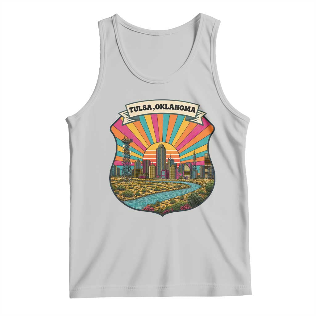 Route Highway 66 Tulsa Oklahoma Tank Top Mother Road Travel Gift TS12 Ash Print Your Wear