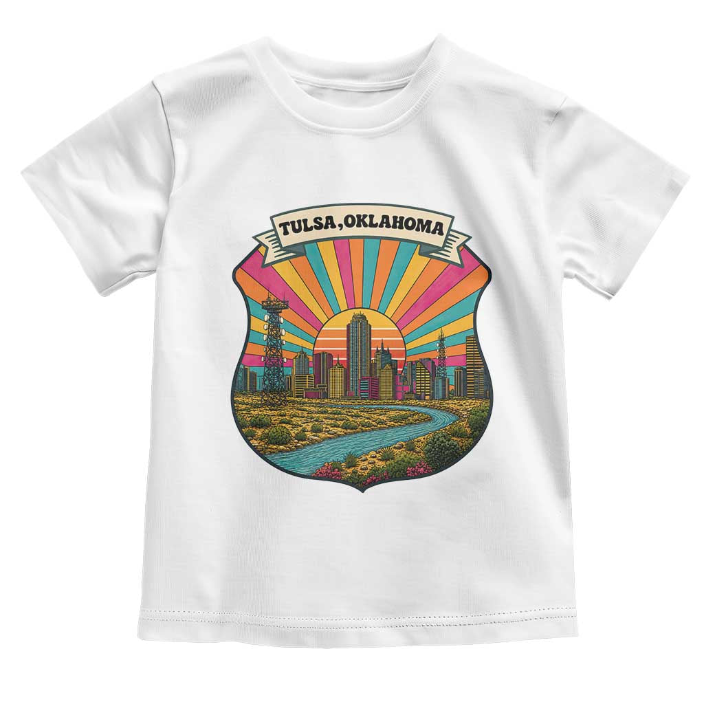 Route Highway 66 Tulsa Oklahoma Toddler T Shirt Mother Road Travel Gift