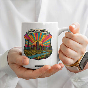 Route Highway 66 Tulsa Oklahoma Coffee Mug Mother Road Travel Gift