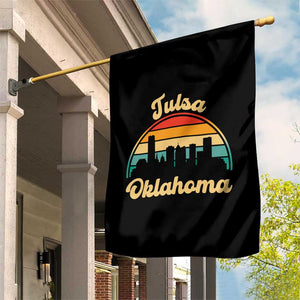 Vintage Tulsa Oklahoma Pride Garden Flag Proud Oklahoman Gift TS12 Print Your Wear