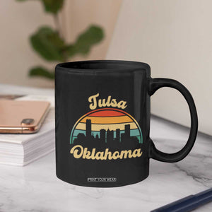 Vintage Tulsa Oklahoma Pride Coffee Mug Proud Oklahoman Gift TS12 Print Your Wear