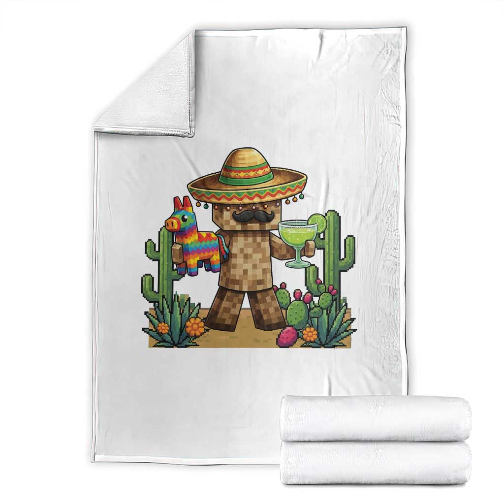 Cinco De Mayo Mexican Gamer Throw Blanket Video Game Fiesta Gift TS12 Black Print Your Wear