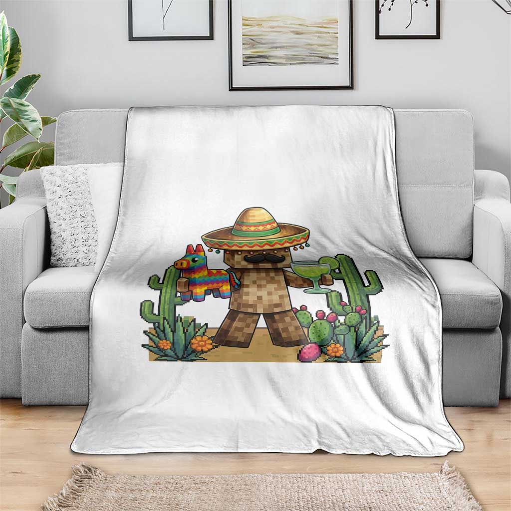 Cinco De Mayo Mexican Gamer Throw Blanket Video Game Fiesta Gift TS12 Print Your Wear