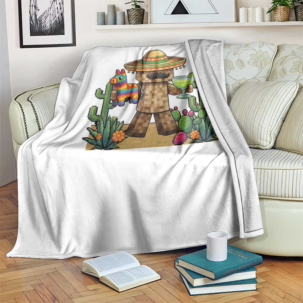 Cinco De Mayo Mexican Gamer Throw Blanket Video Game Fiesta Gift TS12 Print Your Wear