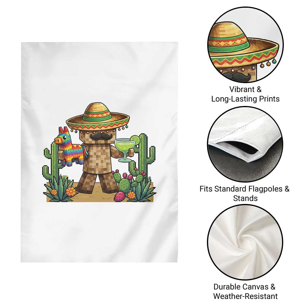 Cinco De Mayo Mexican Gamer Garden Flag Video Game Fiesta Gift TS12 Print Your Wear