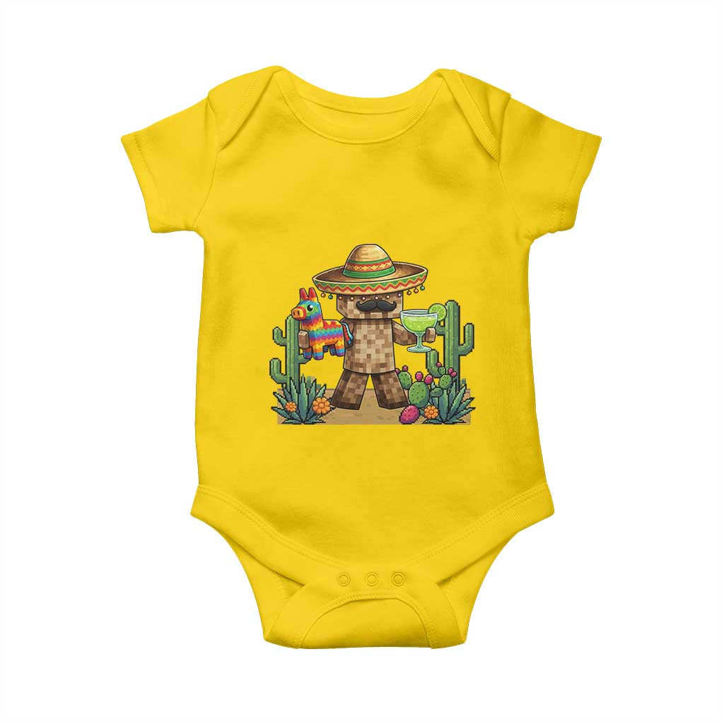 Cinco De Mayo Mexican Gamer Baby Onesie Video Game Fiesta Gift TS12 Daisy Print Your Wear