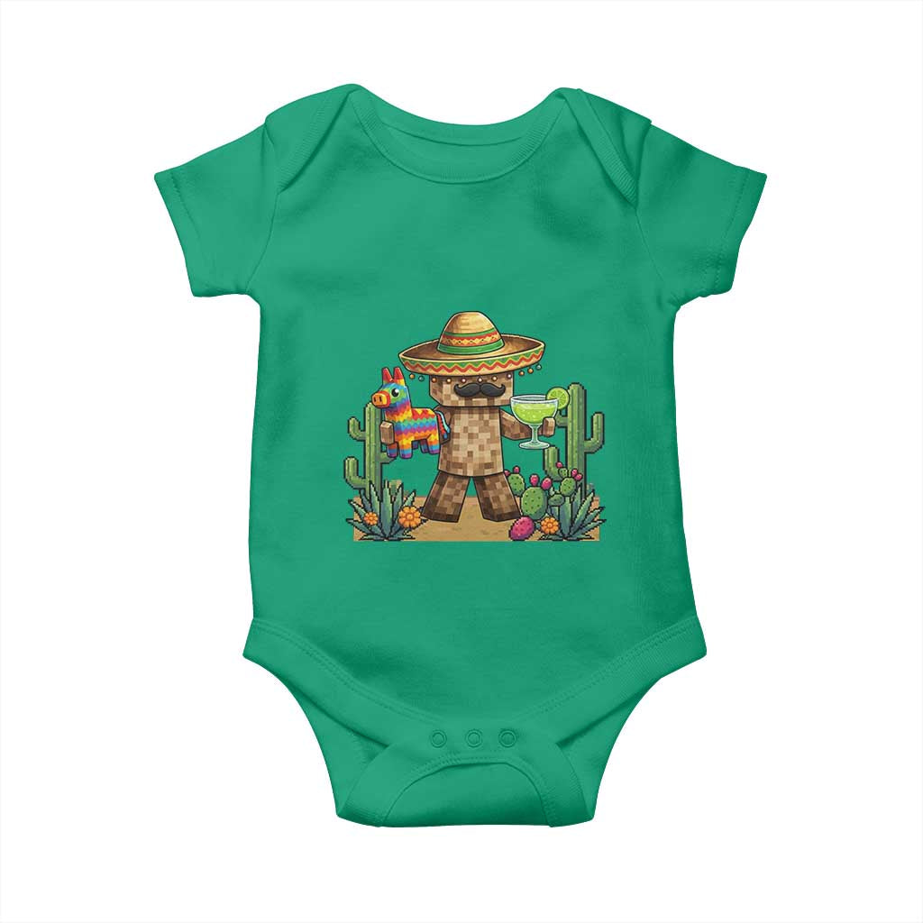 Cinco De Mayo Mexican Gamer Baby Onesie Video Game Fiesta Gift TS12 Irish Green Print Your Wear