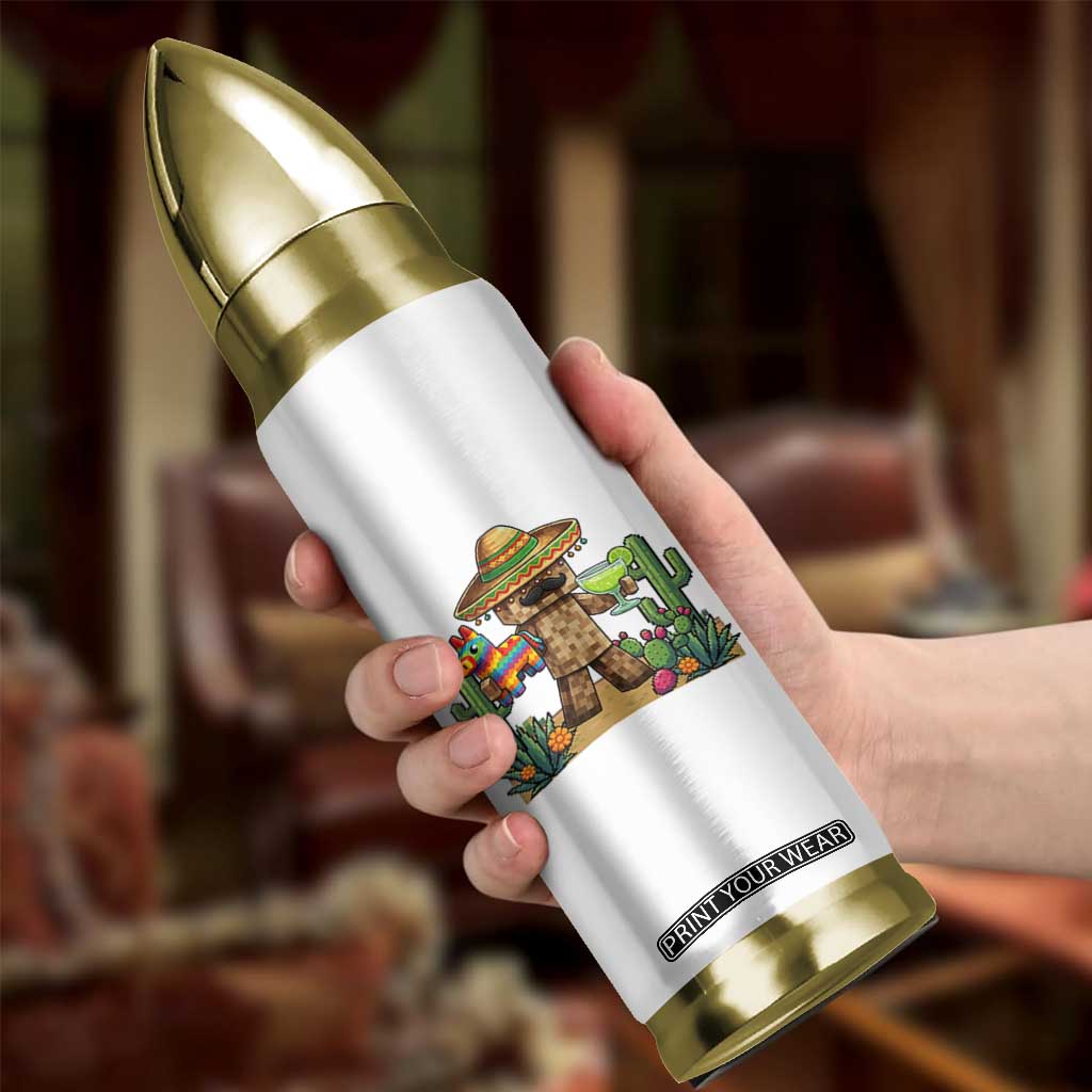 Cinco De Mayo Mexican Gamer Bullet Tumbler Video Game Fiesta Gift TS12 Print Your Wear