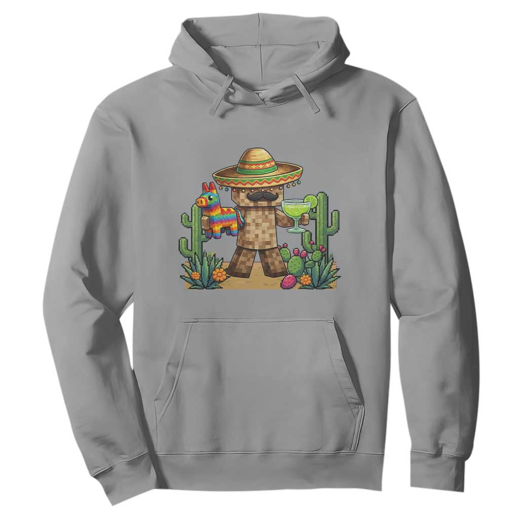 Cinco De Mayo Mexican Gamer Hoodie Video Game Fiesta Gift TS12 Sport Gray Print Your Wear