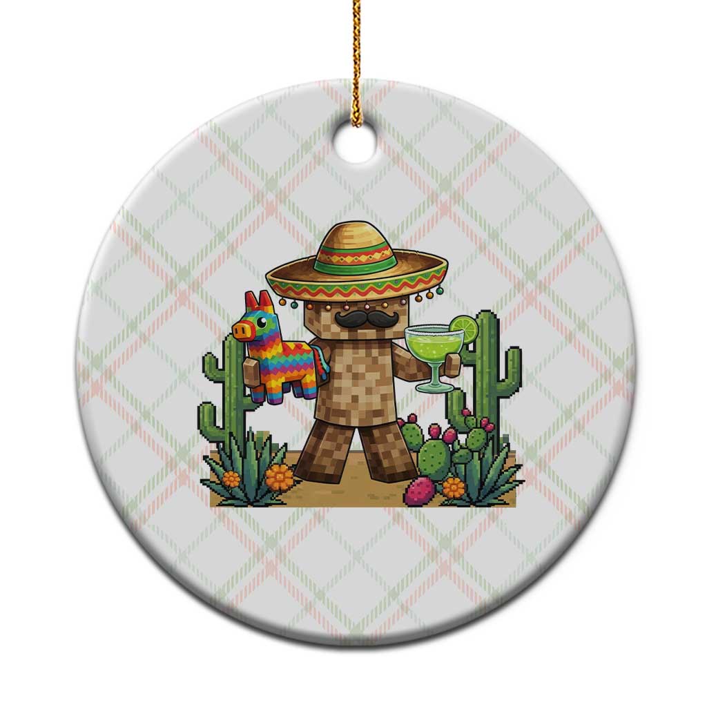 Cinco De Mayo Mexican Gamer Ceramic Ornament Video Game Fiesta Gift TS12 1pc Christmas Plaid Print Your Wear