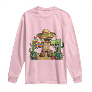Cinco De Mayo Mexican Gamer Long Sleeve Shirt Video Game Fiesta Gift TS12 Light Pink Print Your Wear