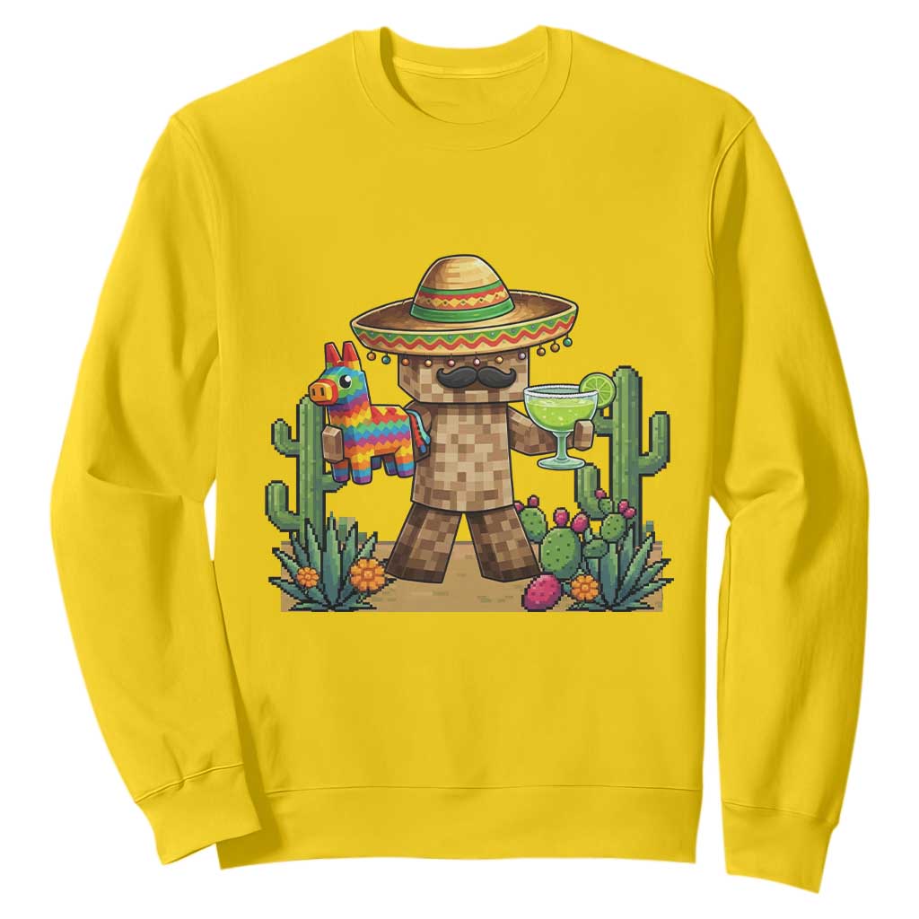 Cinco De Mayo Mexican Gamer Sweatshirt Video Game Fiesta Gift TS12 Daisy Print Your Wear