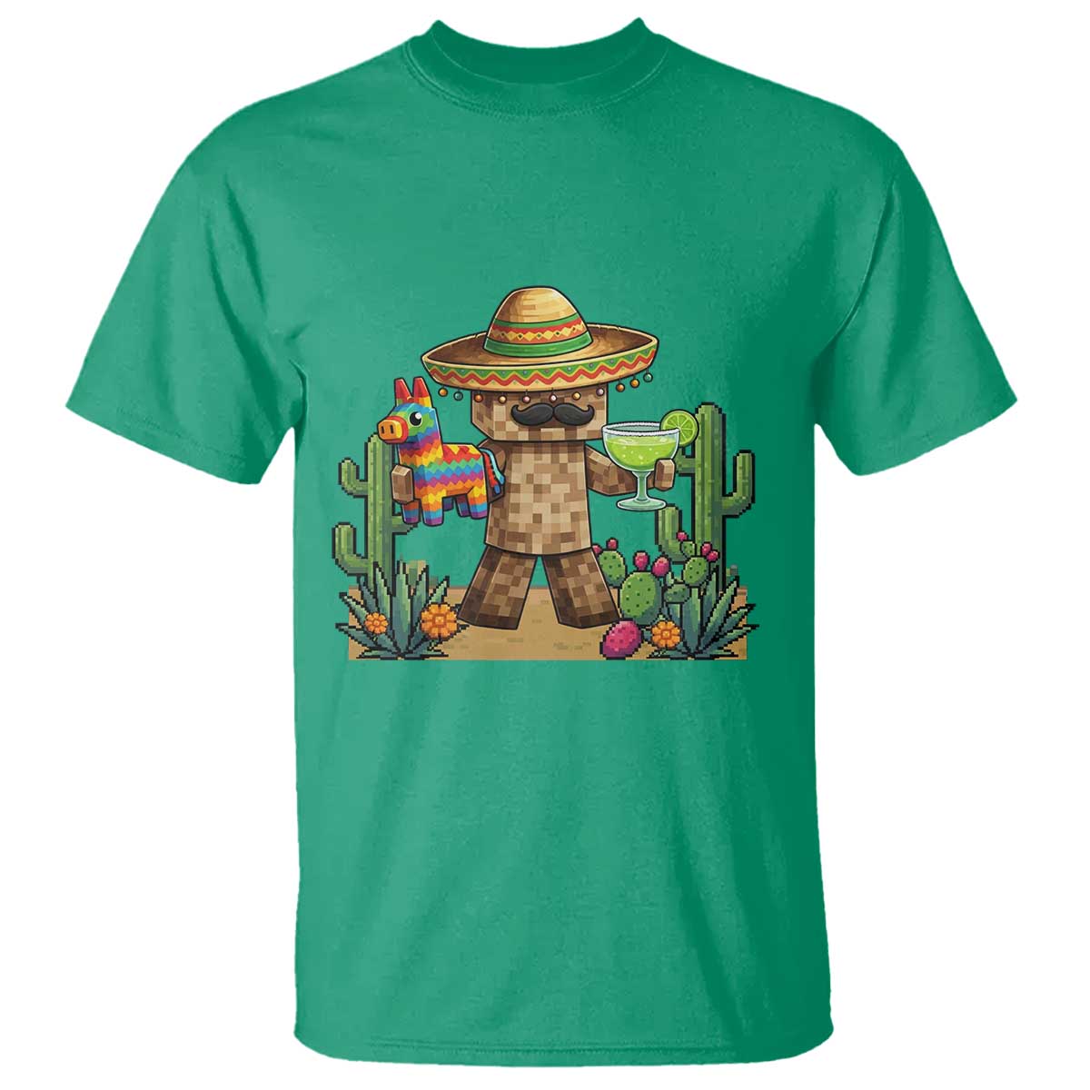 Cinco De Mayo Mexican Gamer T Shirt Video Game Fiesta Gift TS12 Irish Green Print Your Wear
