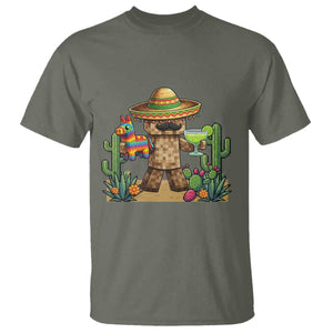 Cinco De Mayo Mexican Gamer T Shirt Video Game Fiesta Gift TS12 Military Green Print Your Wear
