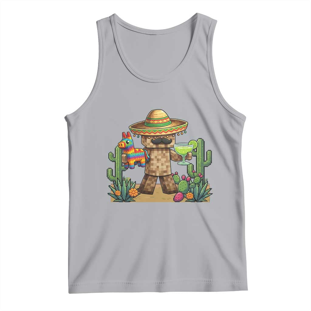 Cinco De Mayo Mexican Gamer Tank Top Video Game Fiesta Gift TS12 Athletic Heather Print Your Wear