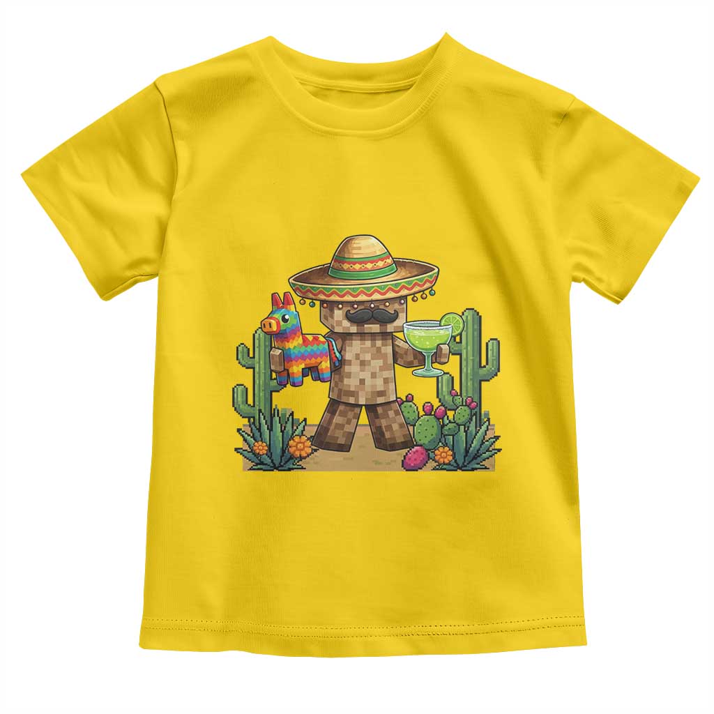 Cinco De Mayo Mexican Gamer Toddler T Shirt Video Game Fiesta Gift TS12 Daisy Print Your Wear