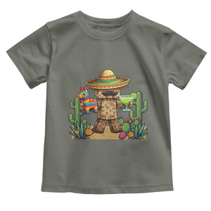 Cinco De Mayo Mexican Gamer Toddler T Shirt Video Game Fiesta Gift TS12 Military Green Print Your Wear