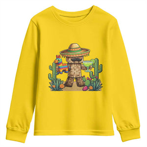 Cinco De Mayo Mexican Gamer Youth Sweatshirt Video Game Fiesta Gift TS12 Daisy Print Your Wear
